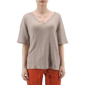 Vêtements Femme Balenciaga MEN T-SHIRTS LONG SLEEVE Replay T-shirt coupe classique Beige