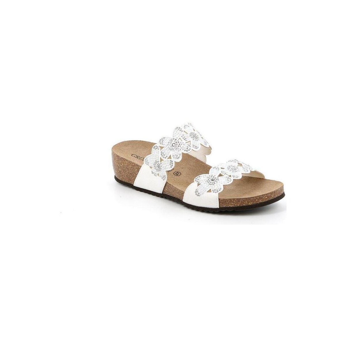 Chaussures Femme Mules Grunland DSG-CB3081 Blanc