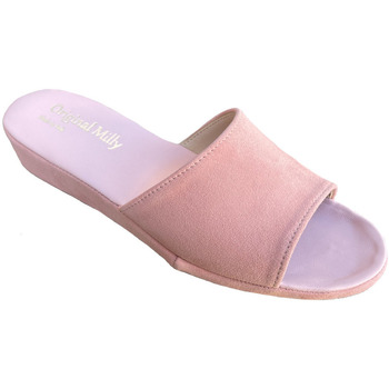 Chaussures Femme Mules Original Milly MILLY PANTOUFLES DE CHAMBRE - 203 PÊCHES Rose
