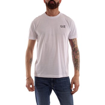 Vêtements Homme T-shirts manches courtes Emporio Armani EA7 8NPT51 Blanc
