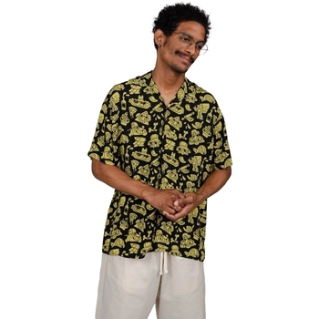 Vêtements Homme Chemises manches longues Brava Fabrics Veranoir Faes Shirt - Lemon Noir