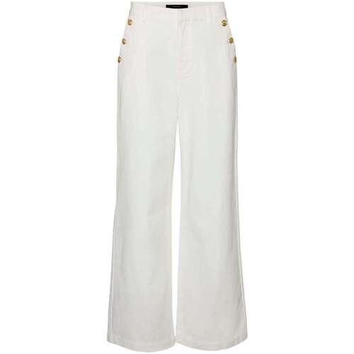 Vêtements Femme Pantalons 5 poches Vero Moda 148274VTPE23 Blanc