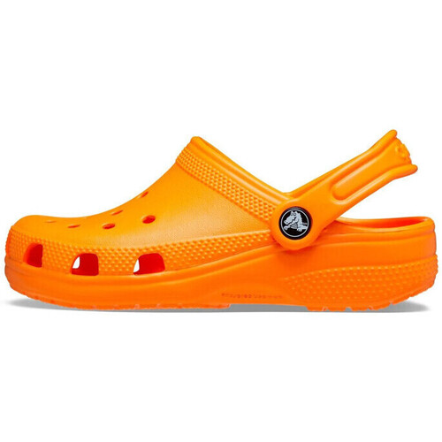 Chaussures Enfant Mules puff Crocs Sabot  CLASSIC Enfant Orange