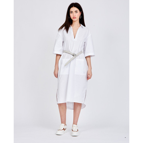 Vêtements Femme Robes EAX Robe longue avec fentes latérales Blanc