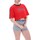 Vêtements Femme T-shirts manches courtes Fila FAW0818 Rouge