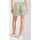 Vêtements Femme Shorts / Bermudas Le Temps des Cerises Short pagode en lin kaki clair Blanc