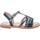 Chaussures Fille Sandales et Nu-pieds Les Tropéziennes par M Belarbi Sandales Cuir Biron Bleu