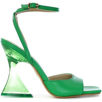 Chaussures Femme Sandales et Nu-pieds Tsakiris Mallas crystal Sandales Femme vert acide Vert