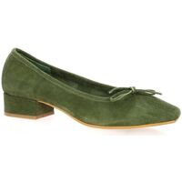 Chaussures Femme Ballerines / babies Reqin's Ballerines cuir velours  olive Olive