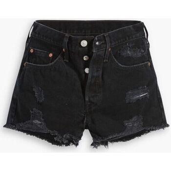 Vêtements Femme Chance Shorts / Bermudas Levi's 56327 0318 - 501 SHORT HIGH RISE-STOWAWAY Noir