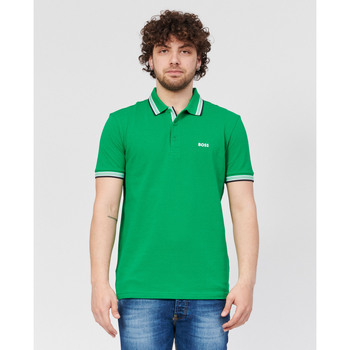 Vêtements Homme T-shirts & Polos BOSS Polo Paddy avec logo Vert