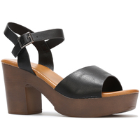 Chaussures Femme Sandales et Nu-pieds La Modeuse 65668_P151940 Noir