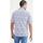 Vêtements Homme Chemises manches longues Dockers A0861 0022 CAMO COLLAR-LINEN ORIENT BLUE Blanc
