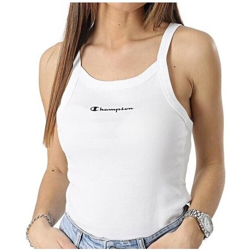 Vêtements Femme T-shirts manches courtes Champion Tank Top Blanc