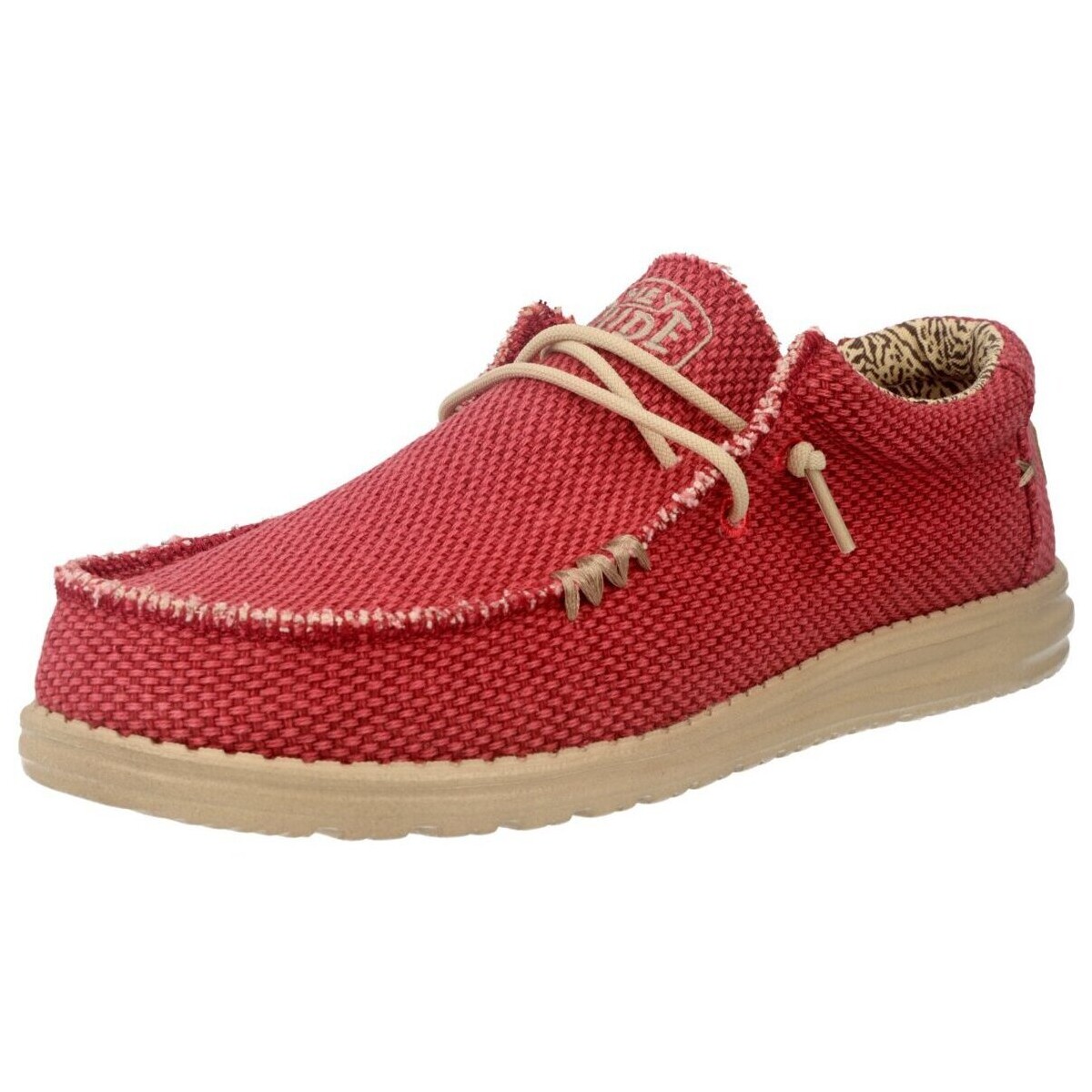 Chaussures Homme Mocassins Hey Dude Shoes  Rouge