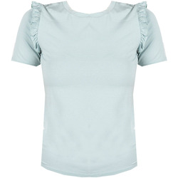 Vêtements Femme T-shirts manches courtes Patrizia Pepe DM3623 A13 Bleu