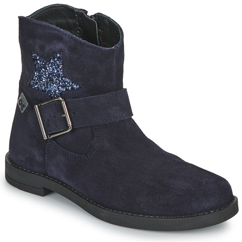 Chaussures Fille Boots Citrouille et Compagnie GUSTINE Marine