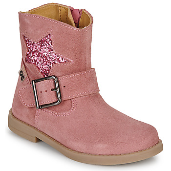 Chaussures Fille Boots Citrouille et Compagnie GUSTINE Rose
