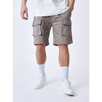 Vêtements Homme Shorts / Bermudas Joggings & Survêtements Short T238004 Gris