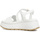Chaussures Femme Sandales et Nu-pieds Café Noir C1HP1050 Blanc
