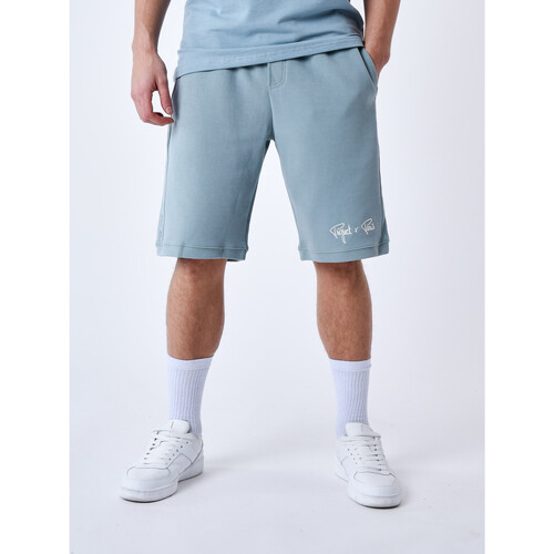 Vêtements Homme Shorts / Bermudas Tee Shirt F211086 Short 2340027 Bleu
