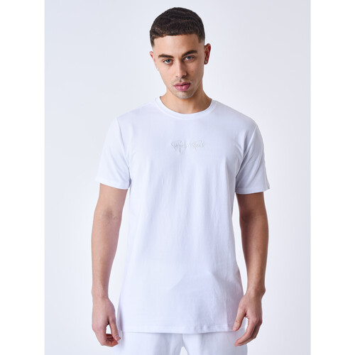 Vêtements Homme Polo button-down Slim Fit Blanc Project X Paris Tee Shirt 2310027 Blanc