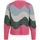 Vêtements Femme Pulls Vila Malha Francis Glitter - Fandango Pink/Toumalina Multicolore