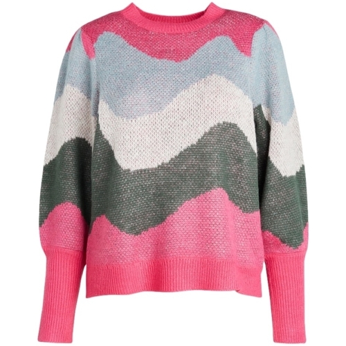 Vêtements Femme Pulls Vila La mode responsable - Fandango Pink/Toumalina Multicolore