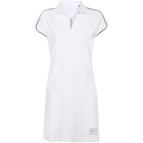 Vêtements Femme T-shirts & Polos Ea7 Emporio Dla Armani Vestito EA7 3RTA56 TJ9DZ Donna Bianco Blanc