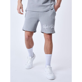 Vêtements Homme Shorts / Bermudas Bouts de canapé / guéridons Short T224011 Gris