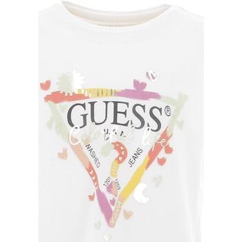 Guess Ss t-shirt pure white cdte Blanc