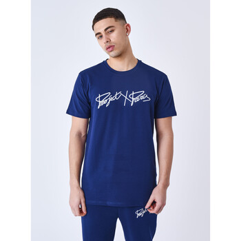 Vêtements Homme T-shirts & Polos Project X Paris Tee Shirt T221006 Bleu nuit