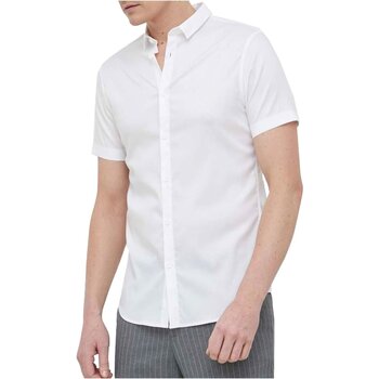 Vêtements Homme Chemises manches longues EAX 8NZC51 ZNYXZ Blanc