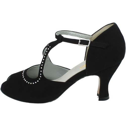 Chaussures Femme Coton Du Monde L'angolo 2084P.01 Noir