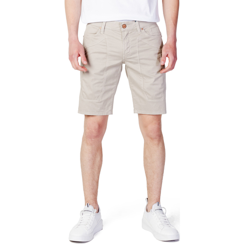 Vêtements Homme Shorts / Bermudas Jeckerson UBE001 DG842 PXLUX Gris