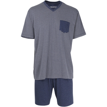 Vêtements Homme Pyjamas / Chemises de nuit Ceceba Pyjama court Bleu