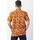Vêtements Homme Chemises manches courtes Coton Du Monde Lorenzo Orange