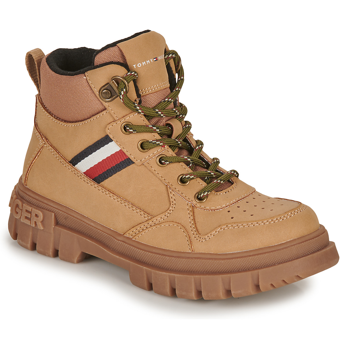Chaussures Garçon Tommy Boot Hilfiger Poppy Crossover Corp T3B5-33157-0316524 Camel