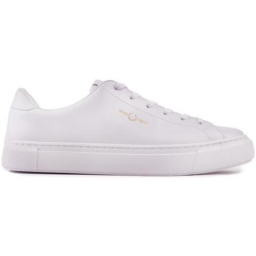 Chaussures Homme Baskets basses Fred Perry B71 Formateurs De Cour Blanc