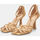 Chaussures Femme Sandales et Nu-pieds Bata Sandales pour femme avec talon et bride Beige