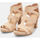 Chaussures Femme Sandales et Nu-pieds Bata Sandales pour femme en cuir velours Beige