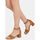 Chaussures Femme Sandales et Nu-pieds Bata Sandales pour femme en cuir velours Marron