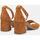 Chaussures Femme Sandales et Nu-pieds Bata Sandales pour femme en cuir velours Marron