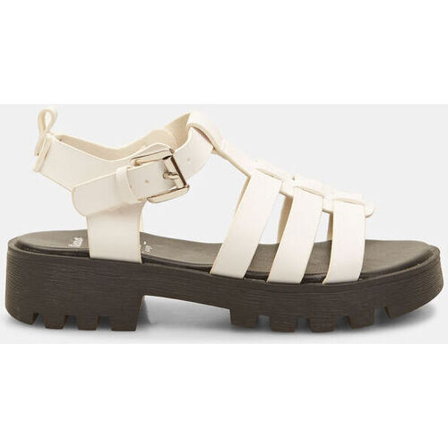 Chaussures Portefeuilles / Porte-monnaie Bata Sandales pour fille avec semelle Blanc