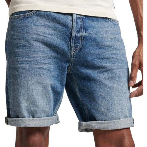 Vêtements Homme Shorts Silicon / Bermudas Superdry M7110294A Bleu