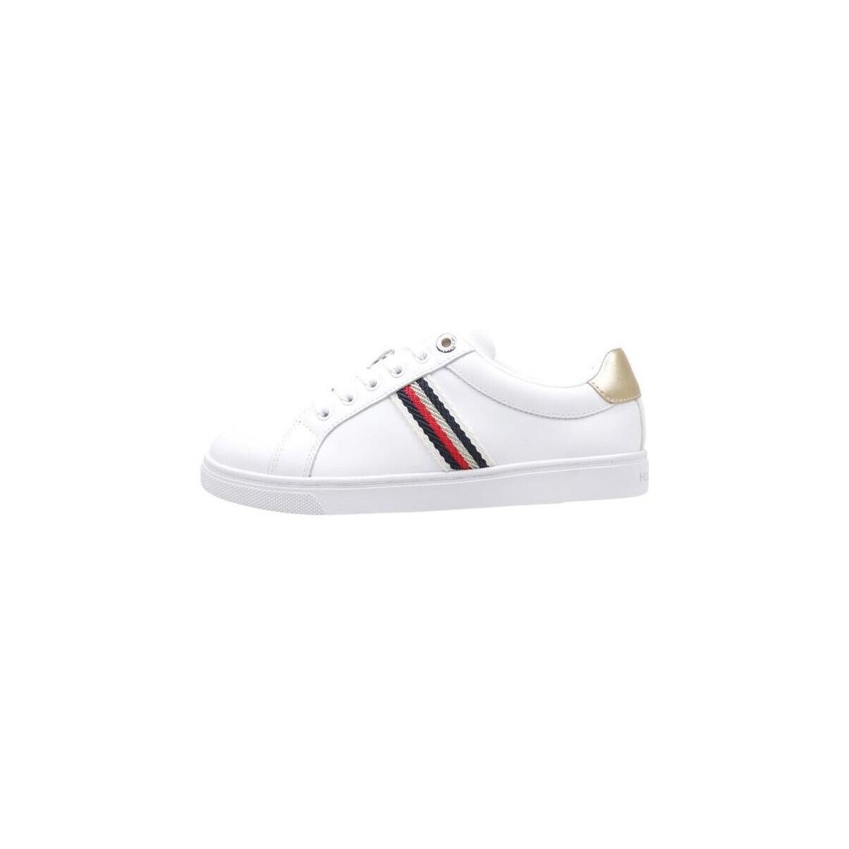 Chaussures Femme Baskets basses Tommy Hilfiger CORPORATE WEBBING SNEAKER Blanc