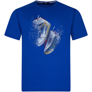 Vêtements Homme T-shirts manches courtes Maxfort T-shirt coton col rond Bleu