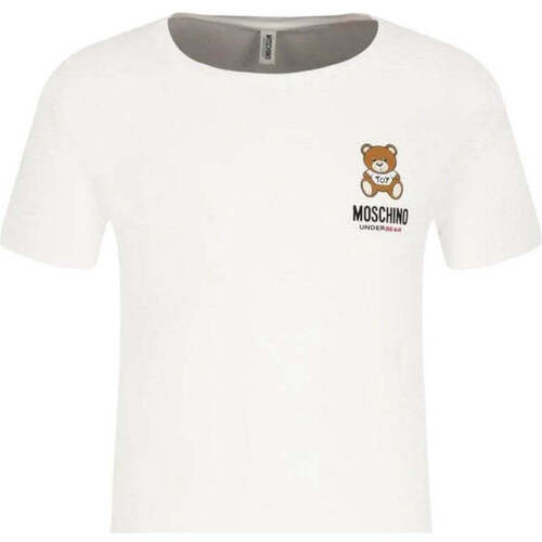 Vêtements Femme Love Moschino Vestito modello T-shirt con stampa Bianco Moschino  Blanc