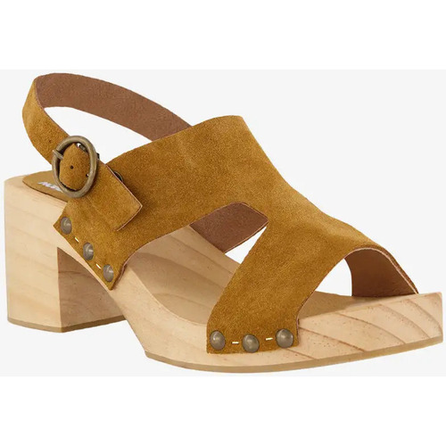 Chaussures Femme Sandales et Nu-pieds Bensimon Sandale Sabot - Camel Marron