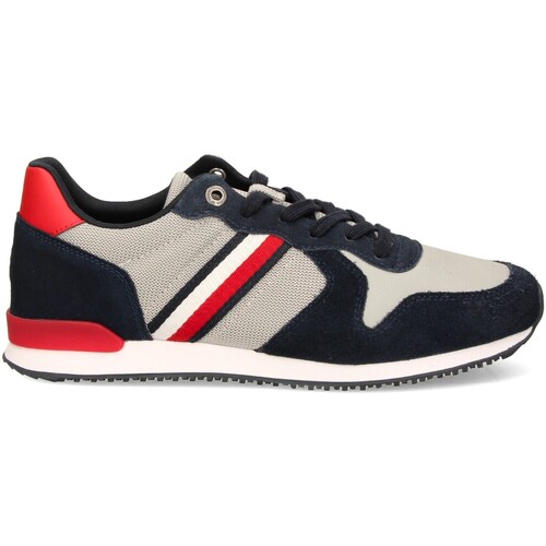 Chaussures Homme Baskets mode Tommy Hilfiger - Baskets - bicolore Gris